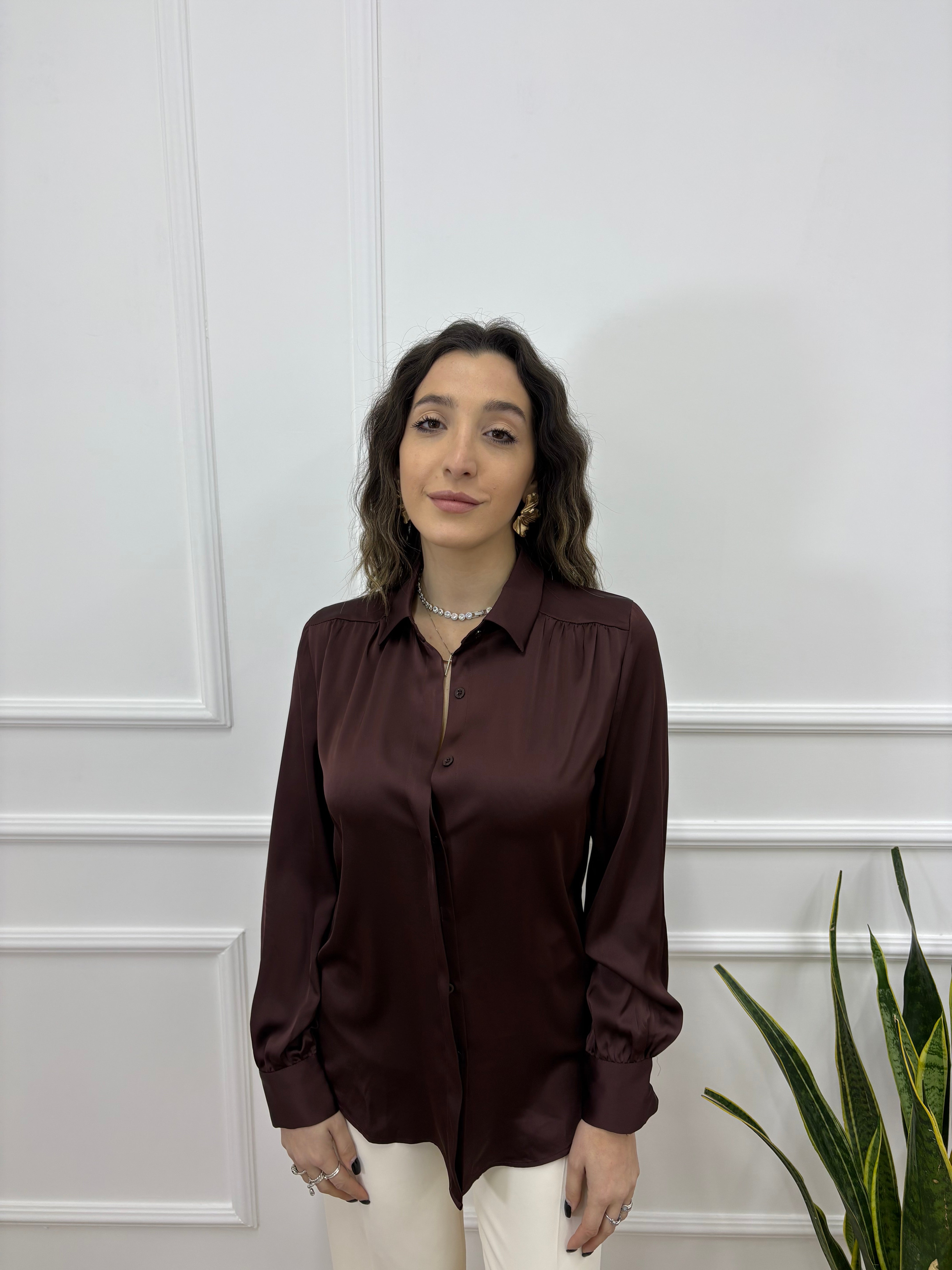 Camicia effetto seta